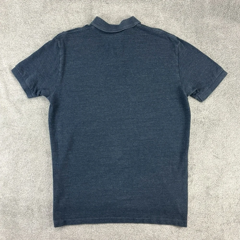 Ralph Lauren Polo Short Sleeve Shirt Classic Fit Mens Heather Blue Size Large